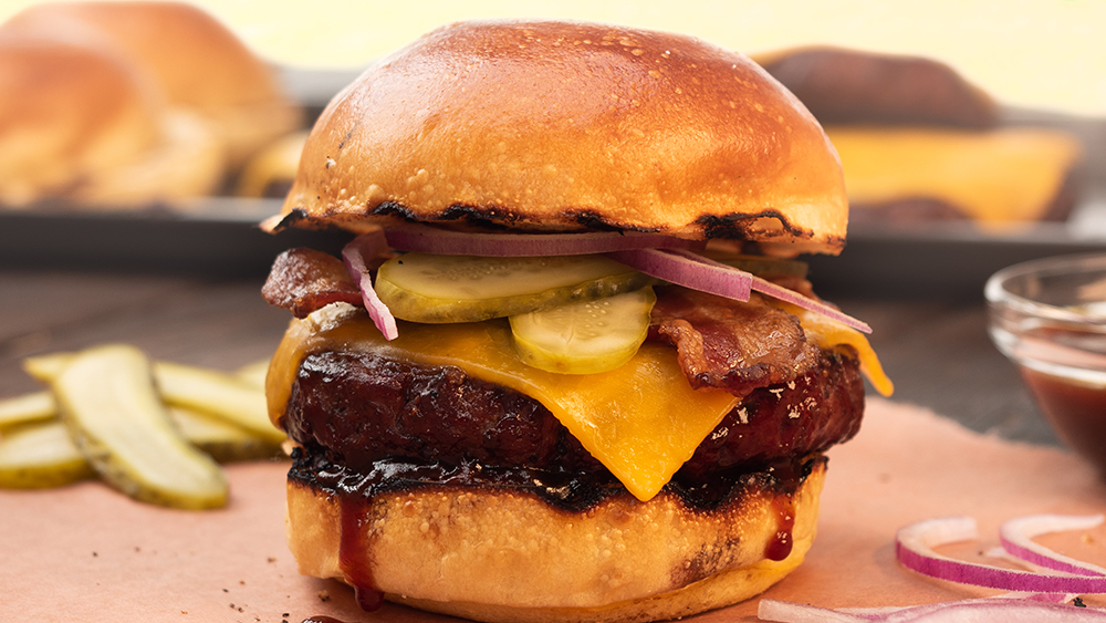 Smoked Brisket Burgers Recipe Oklahoma Joes Australia